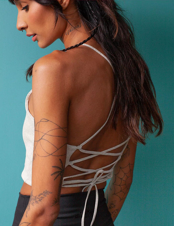 Entheos sand Women´s Crop Top