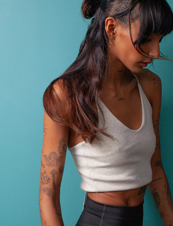 Entheos sand Women´s Crop Top