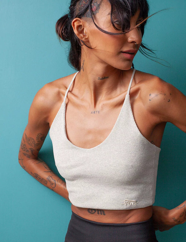 Entheos sand Women´s Crop Top