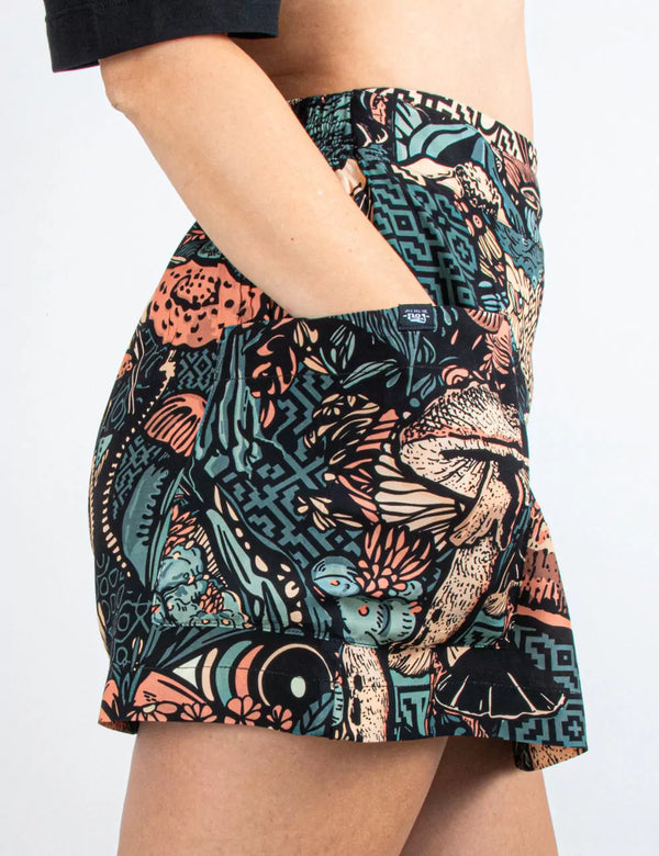 Jardin de los dioses Multicolor Women Short Skirt