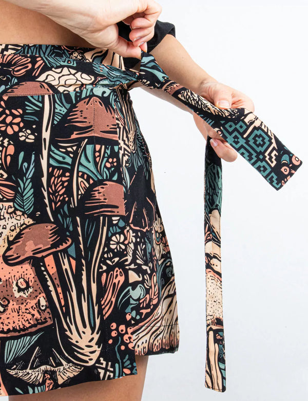 Jardin de los dioses Multicolor Women Short Skirt