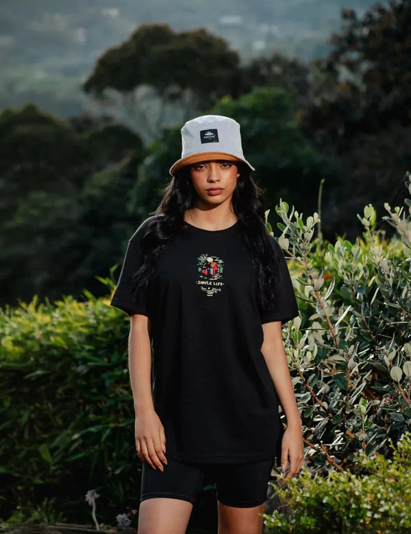 Fisher Hat duplex Sky Blue + Chocolate Unisex