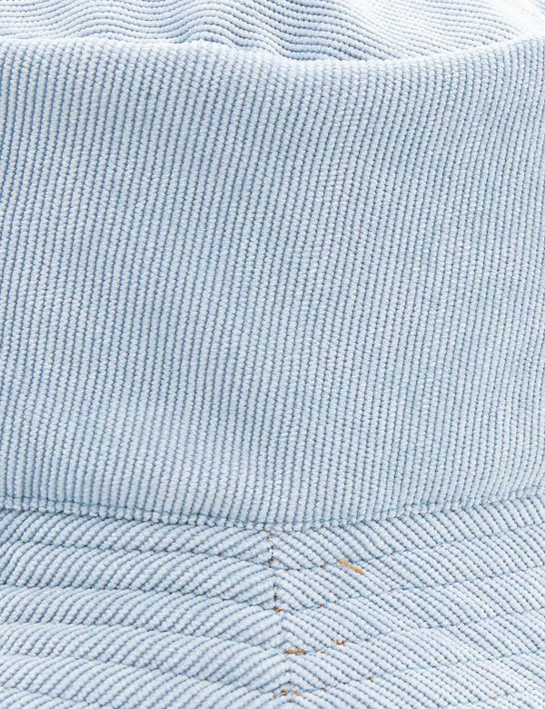 Fisher Hat duplex Sky Blue + Chocolate Unisex