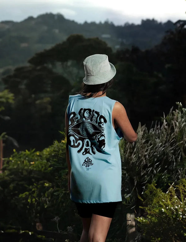 Fisher Hat Duplex mind green+turquoise Unisex