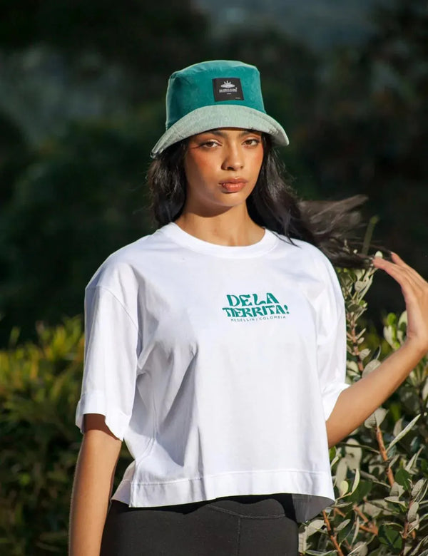 Fisher Hat Duplex mind green+turquoise Unisex