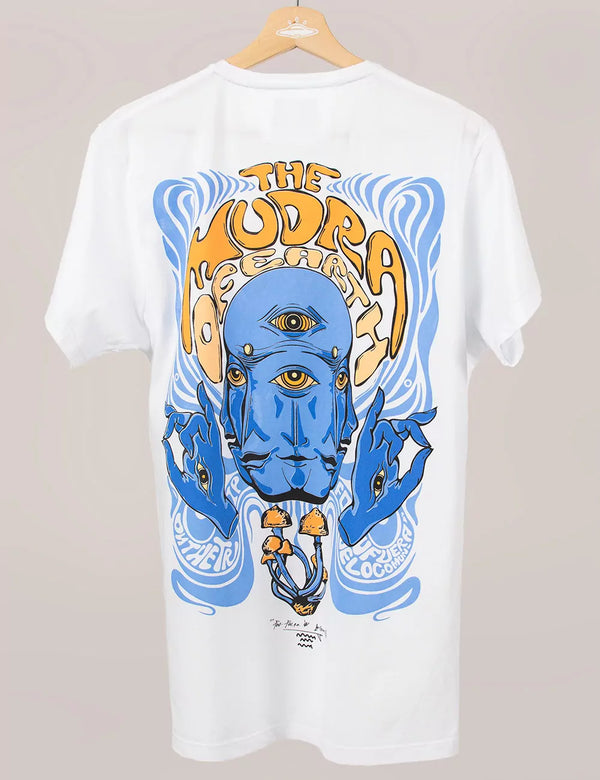 Mudra Men Regular Fit white T-shirt