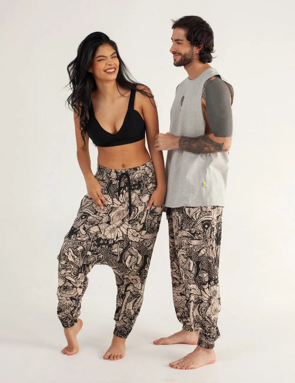 Olmo Beige Unisex Aladdin Pants