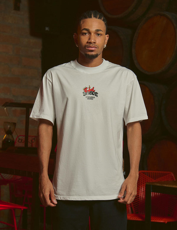 Unisex Raw Colombian Flavor Oversize T-Shirt