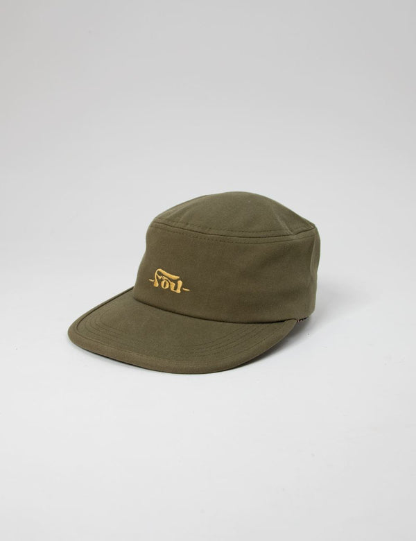 Rebel Hat Military Green Cap