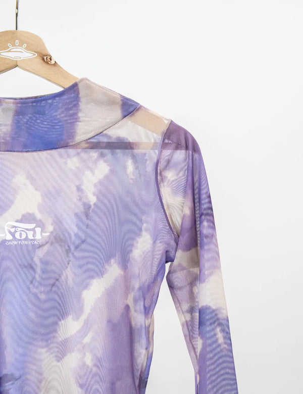 Orion Women's Long Sleeve Mesh Crop Top