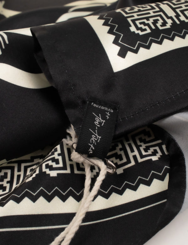 Unisex Black Night Scarf