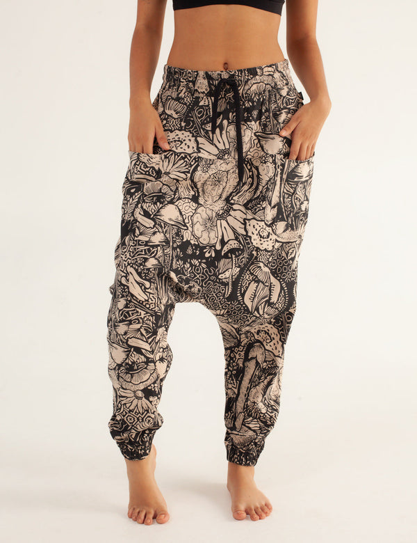 Olmo Beige Unisex Aladdin Pants