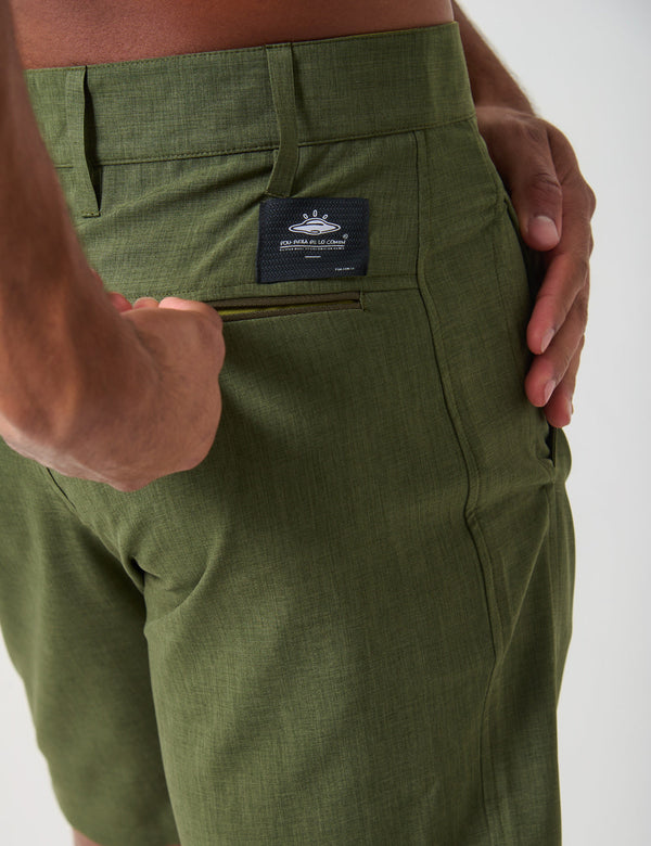 Recess Short 18" Military Green Men