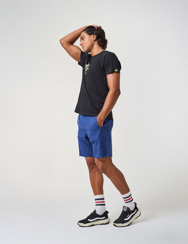 Men’s Face Trip Black Regular-Fit T-Shirt