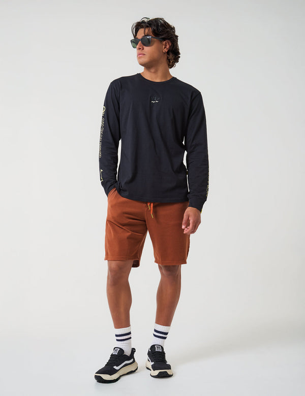 On The Trip Unisex Regular fit black Sweatshirt