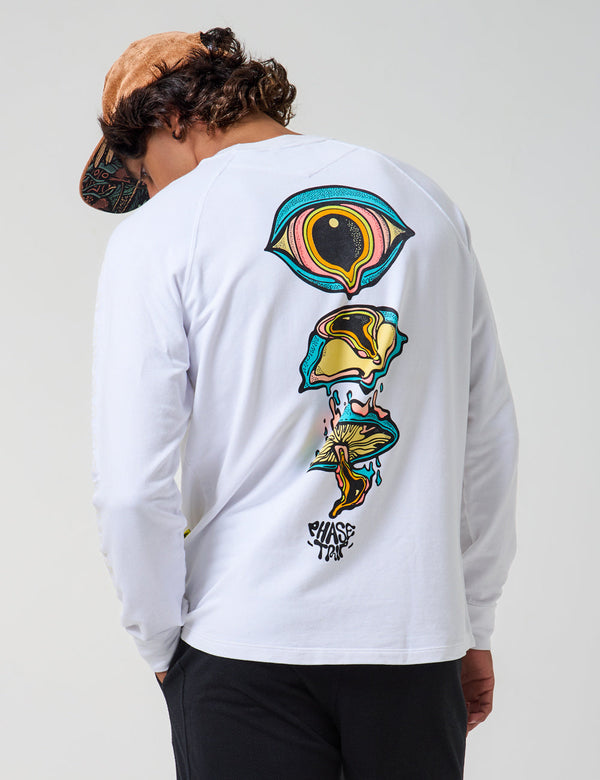 Men’s Estados Ecru Raglan Sleeve Sweatshirt