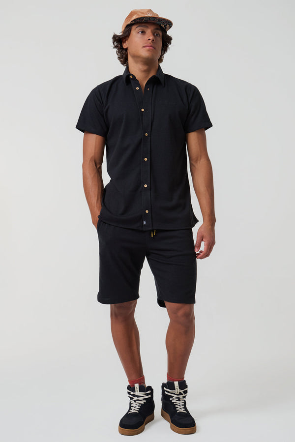 Azabache Men Regular Fit black Shirt