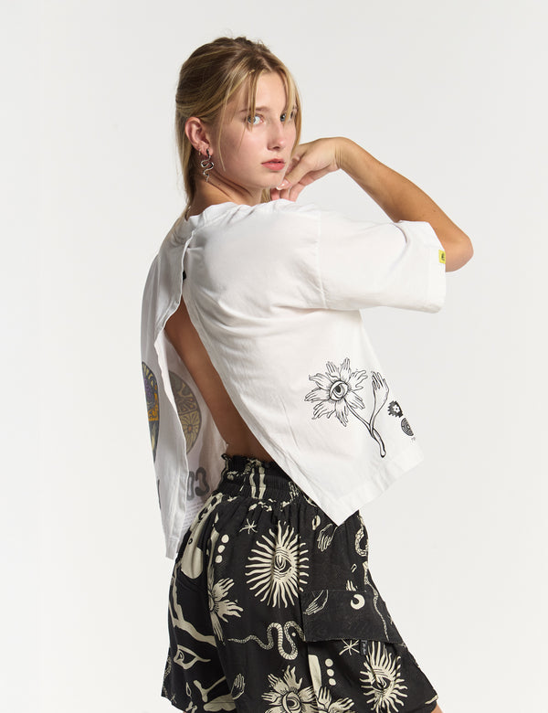 Ucayali ecru Oversize T-shirt for Women