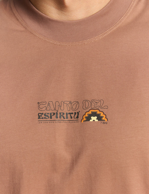 Regular fit t-shirt Origin brown