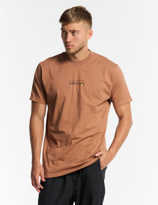 Regular fit t-shirt Origin brown