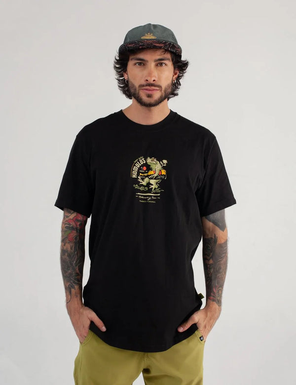 Humulus Men's Regular Fit T-Shirt Black