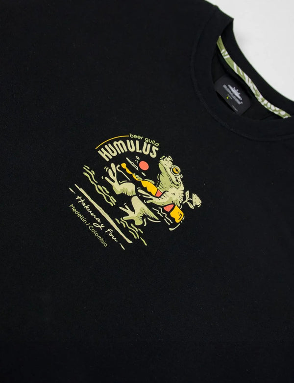 Humulus Men's Regular Fit T-Shirt Black