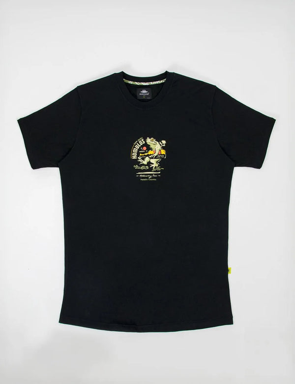 Humulus Men's Regular Fit T-Shirt Black