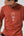 Frecuency Men Oversize Terracotta T-Shirt