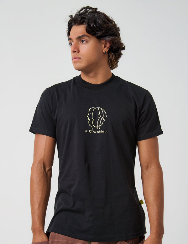 Men’s Soul Rhythm Black Regular-Fit T-Shirt