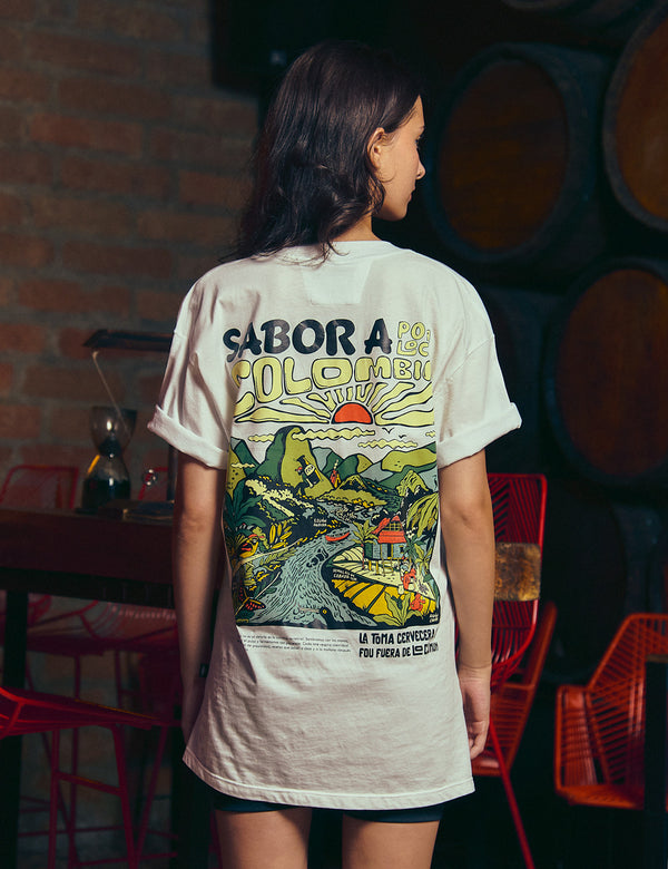 Unisex Raw Colombian Flavor Oversize T-Shirt