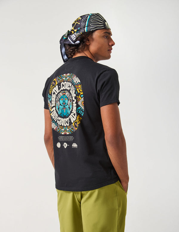 Men's Regular Fit Natural Connection T-shirt in black