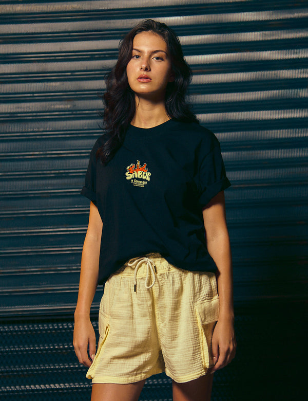 Regular Fit T-shirt Flavor of Colombia black unisex