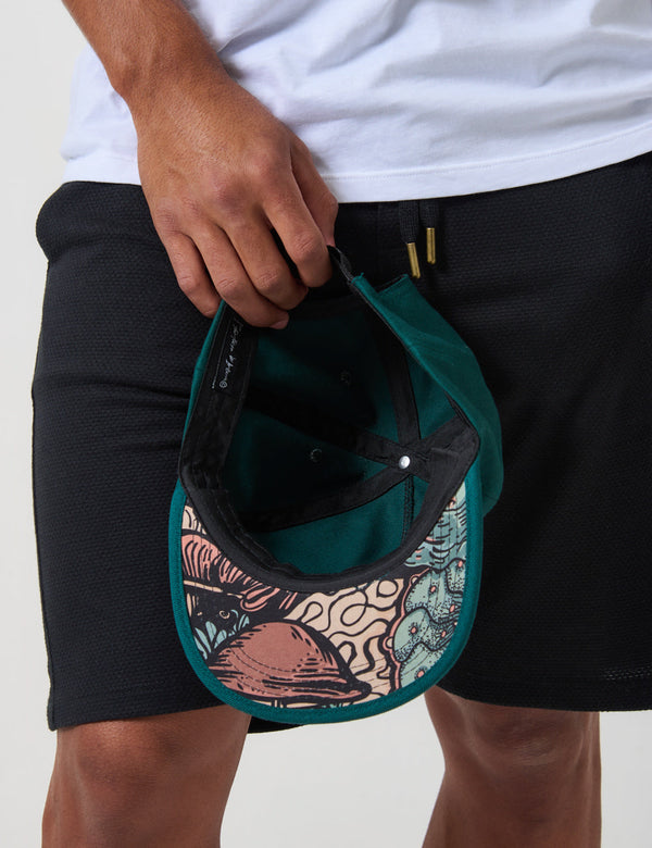 Unisex Melted Hat Jade Green UFO