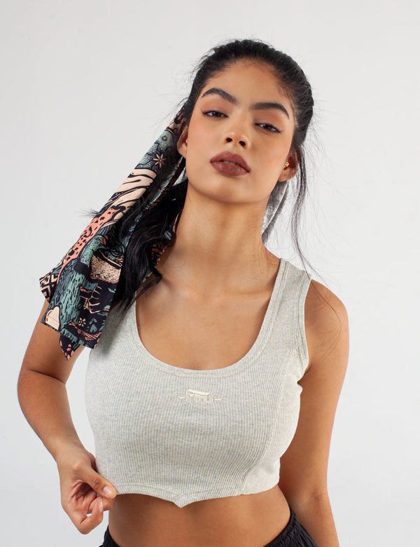 Caribbean Women´s Beige Crop Top