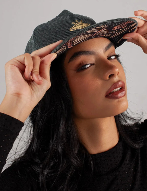 Melted Hat UFO Pine Green Unisex