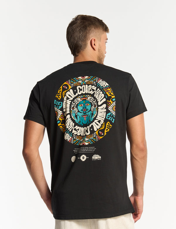 Men's Regular Fit Natural Connection T-shirt in black