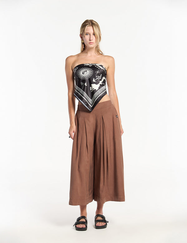 Women's evening scarf top