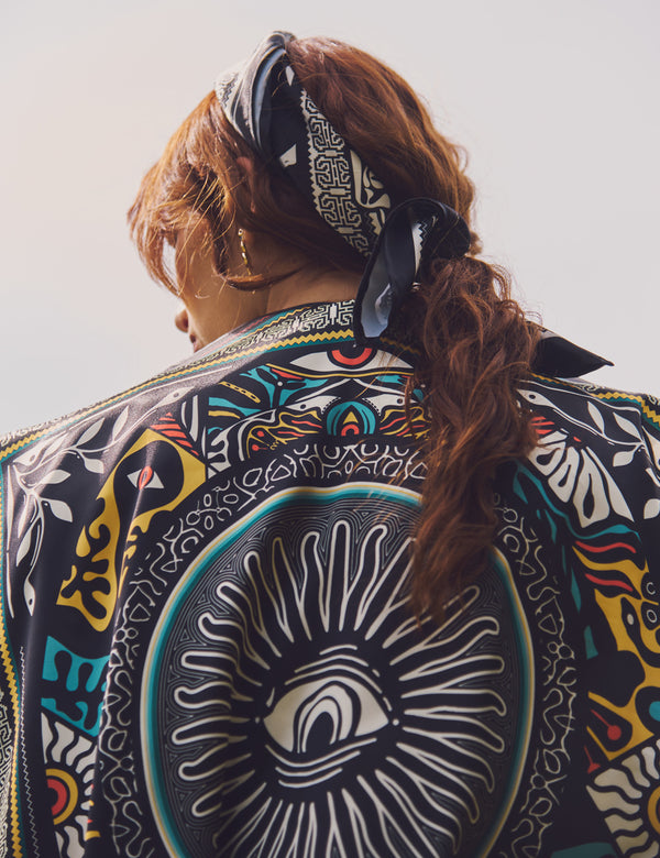 Unisex Multicolor Dia Scarf