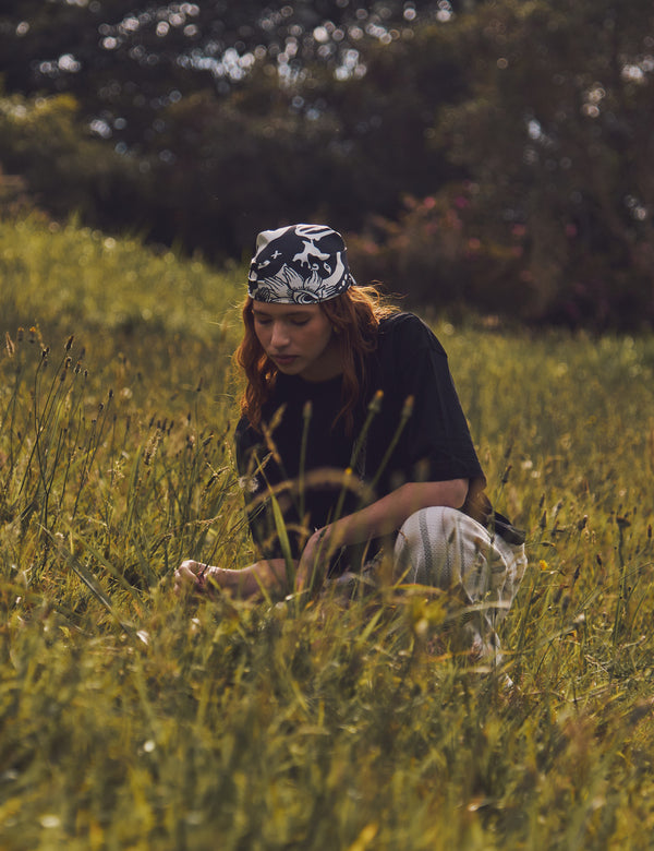 Unisex Black Night Scarf