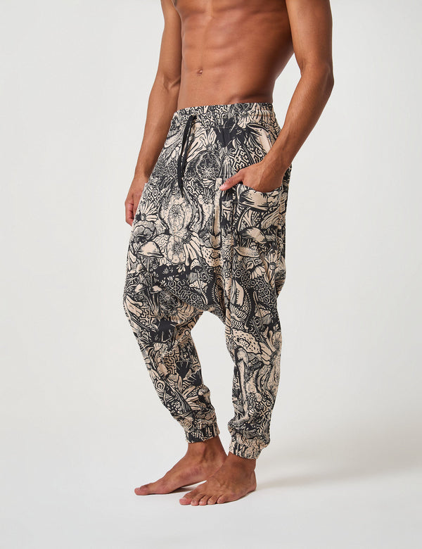 Olmo Beige Unisex Aladdin Pants