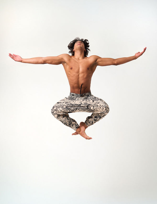 Olmo Beige Unisex Aladdin Pants