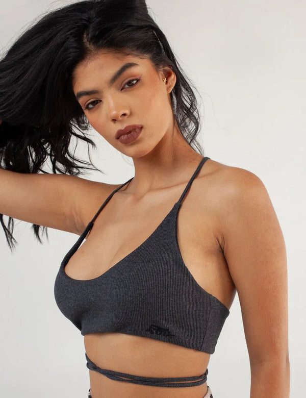 Alma Dark Gray Women Strapless Bra