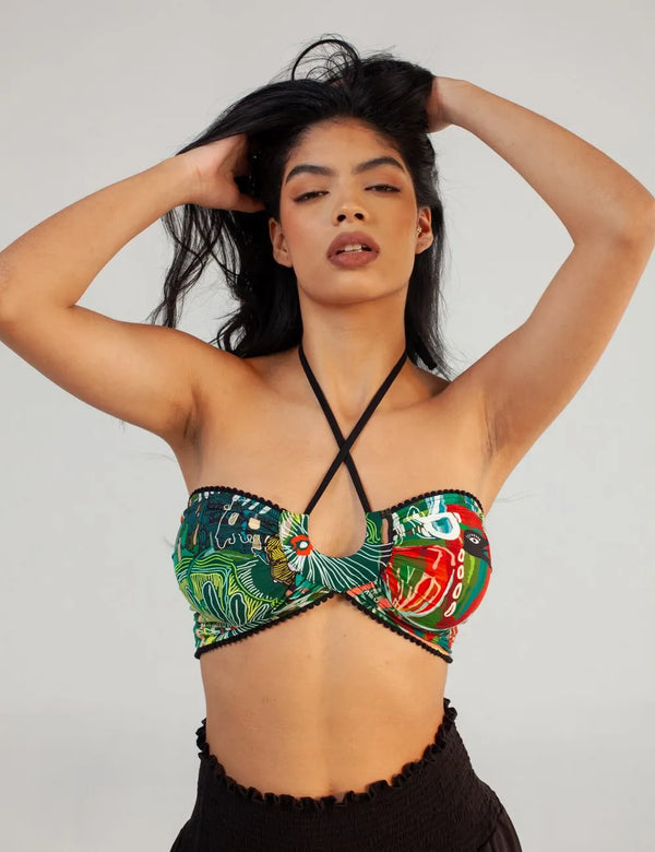 Yagé multicolored Women Bra Top