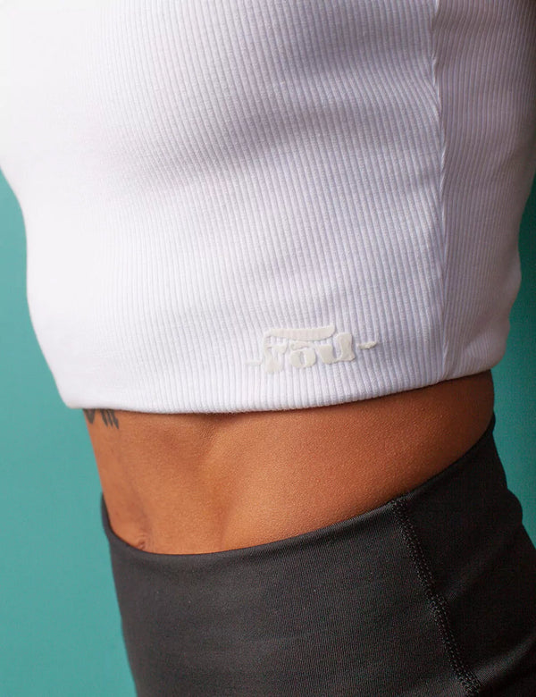 Ambrosia Women´s White Crop Top