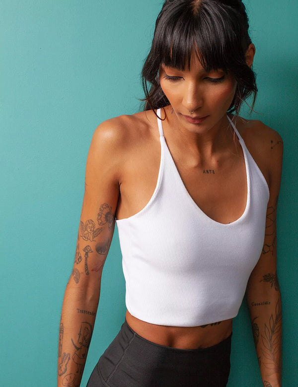 Ambrosia Women´s White Crop Top