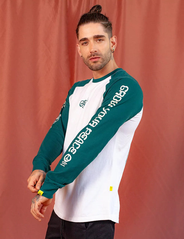 Setas Unisex Raglan Sleeve green Sweatshirt