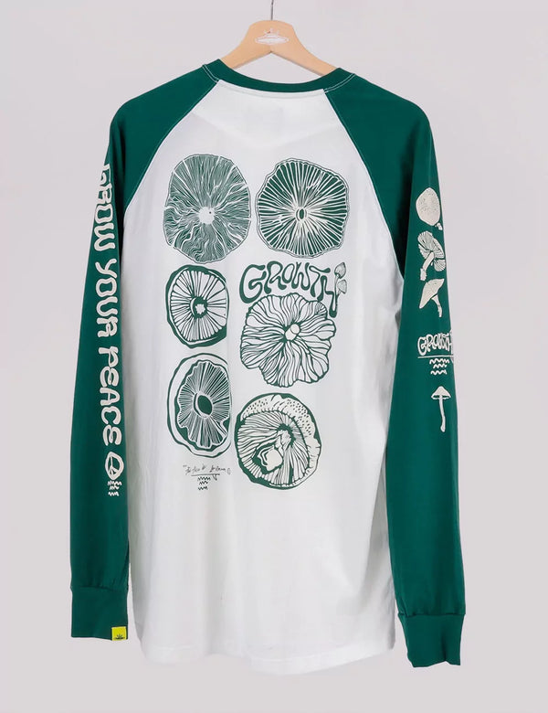 Setas Unisex Raglan Sleeve green Sweatshirt