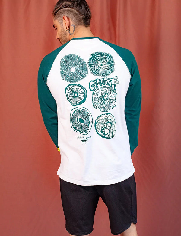 Setas Unisex Raglan Sleeve green Sweatshirt