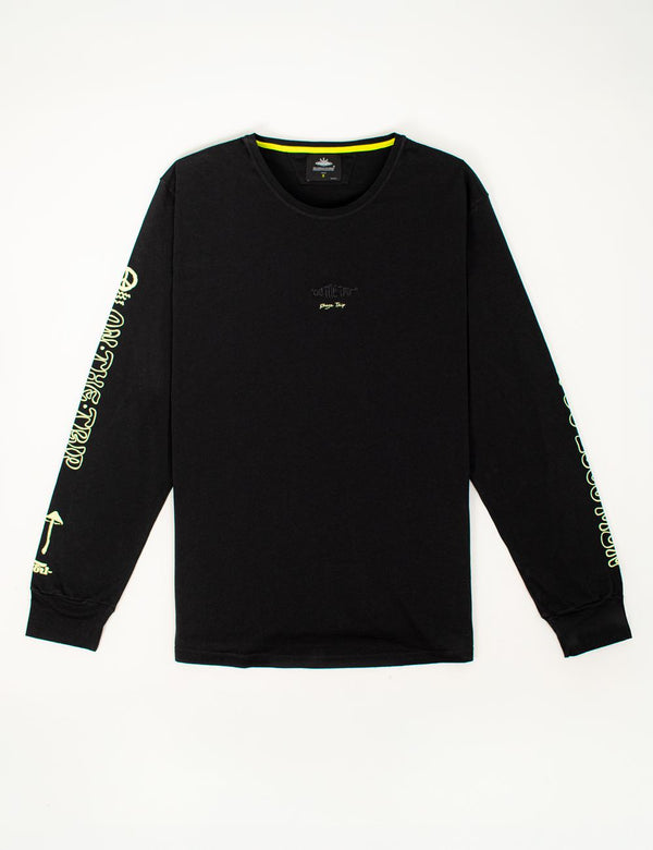On The Trip Unisex Regular fit black Sweatshirt