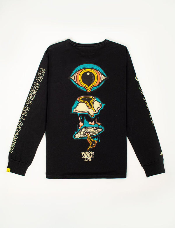 On The Trip Unisex Regular fit black Sweatshirt